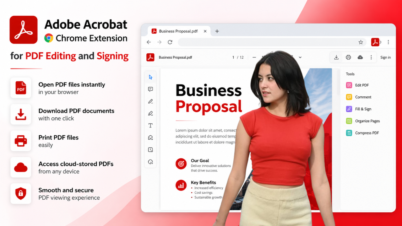Adobe Acrobat Chrome Extension for PDF Editing and Signing