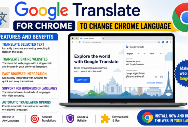 Google Translate for Chrome to Change Chrome Language