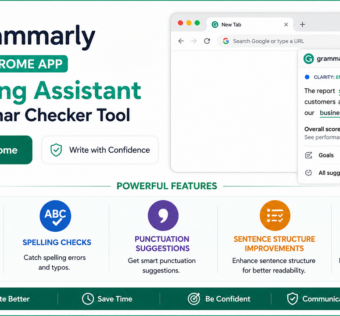 Grammarly Chrome App – AI Writing Assistant and Grammar Checker Tool